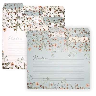 quality Thick Sturdy Reversible Decorative File Folders