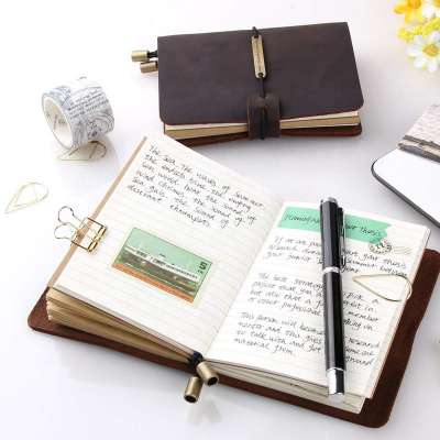 Classic Vintage Leather Journal Writing Notebook