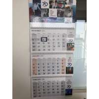 Printed wall calendar, 3 planner wall calendar printing, high quality calendar printing