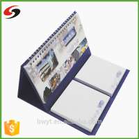 Desk calendar with notepad, cheap price desk calendar